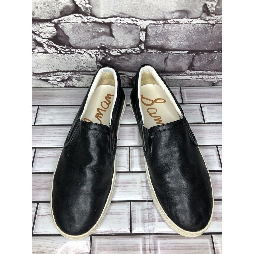 Sam Edelman Pixie Black Leather Slipon Tennis Sne… - image 3